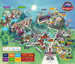 Map of Alton Towers